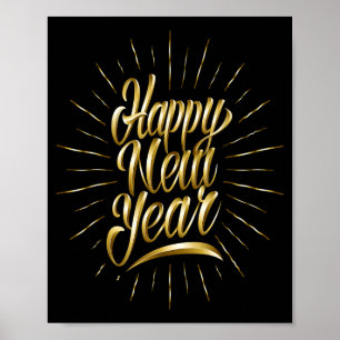 Poster Bonne année 2026 Saint-Sylvestre