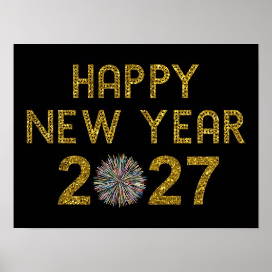 Poster Bonne année 2027 (Devant)