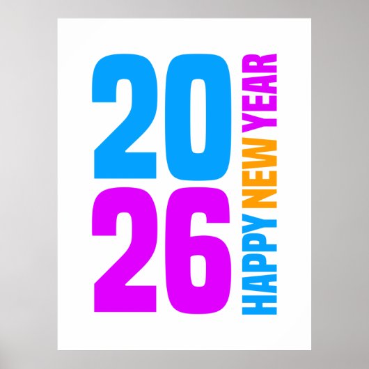 Poster Bonne année 2027-34568 (Devant)