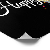 Poster Bonne année, Champagne & Confetti (Coin)