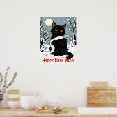 Poster Bonne année du serpent (Cuisine)