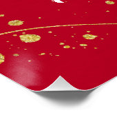 Poster Bonne année minimaliste design abstrait moderne (Coin)