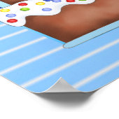 Poster Bonne bannière d'anniversaire (Coin)