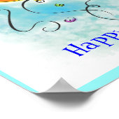 Poster Bonne carte d'anniversaire (Coin)