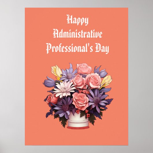 Poster Bonne Carte de remerciements des professionnels de (Devant)