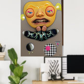 Poster Bonne Chance (Bureau à domicile)