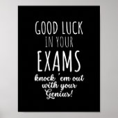Poster bonne chance dans vos examens (Devant)