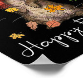 Poster Bonne Chute Y'all mignonne Automne Chat Kitty Chat (Coin)