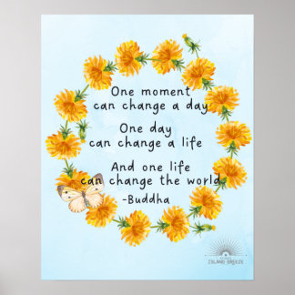 Poster Bonne citation de Bouddha