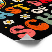 Poster Bonne Dernière Journée D'Été De L'École Enseignant (Coin)