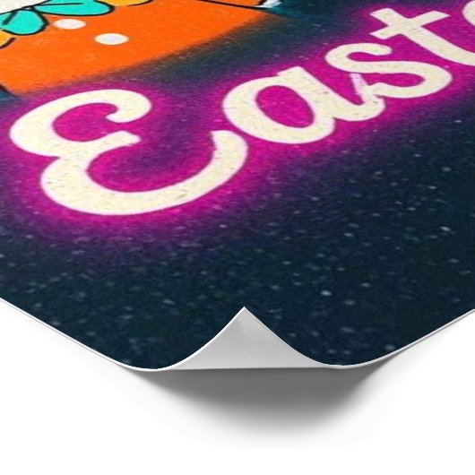 Poster Bonne fête de Pâques (Coin)