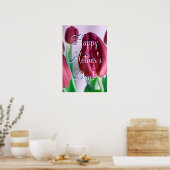 Poster Bonne fête des mères Rosey Tulips (Cuisine)