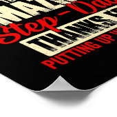 Poster Bonne fête des pères pas papa (Coin)