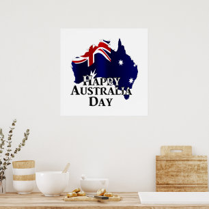 Poster Bonne fête nationale australienne