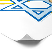 Poster Bonne Hanoukka (Coin)