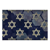Bonne Hanoukka Star de David menorah Dreidel Slipp