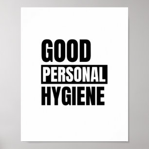 Poster Bonne hygiène personnelle