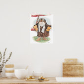 Poster "Bonne journée, Ace" Pilote Rabbit Imprimer (Cuisine)