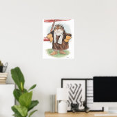 Poster "Bonne journée, Ace" Pilote Rabbit Imprimer (Bureau à domicile)