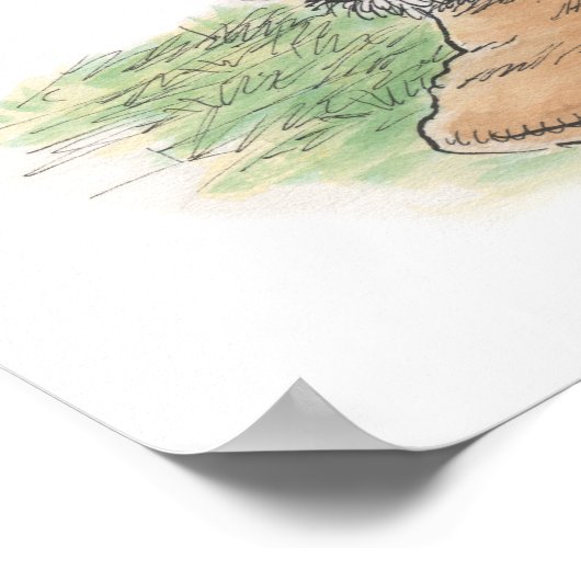 Poster "Bonne journée, Ace" Pilote Rabbit Imprimer (Coin)