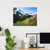 Poster Bonne journée dans les Cascades (Bureau à domicile)