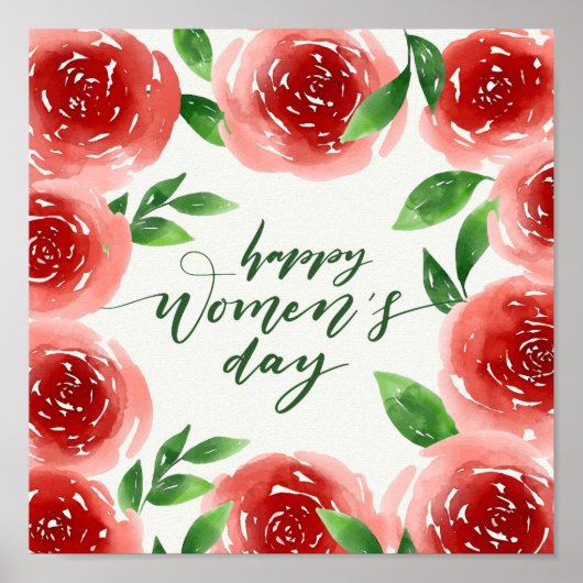 Poster Bonne Journée des Femmes (Devant)