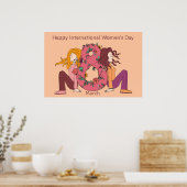 Poster Bonne Journée internationale de la femme (8 mars) (Cuisine)