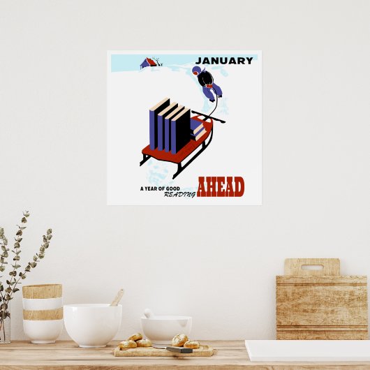 Poster Bonne lecture à l'avant de l'affiche WPA (Cuisine)