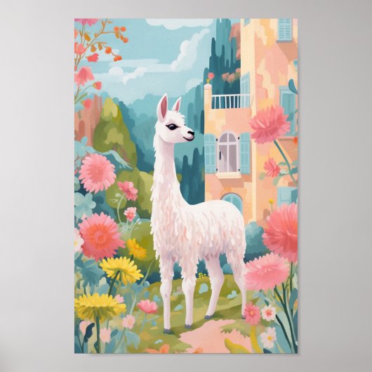 Poster Bonne Llama (Devant)
