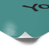 Poster Bonne maman d'anniversaire (Coin)