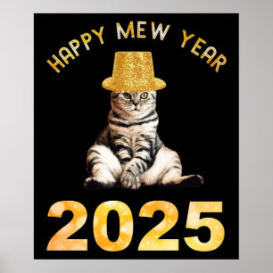 Poster Bonne nouvelle année 2025