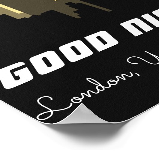 Poster Bonne Nuit (Coin)