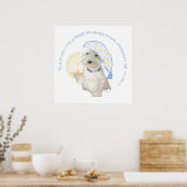 Poster Bonne nuit Bleu (Cuisine)