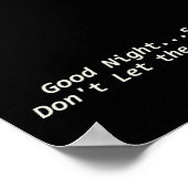 Poster Bonne Nuit Lune (Coin)