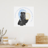 Poster Bonne nuit Scottish Terrier (Cuisine)
