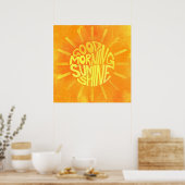 Poster Bonne nuit, Sunshine ! (Cuisine)