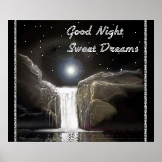 Poster Bonne nuit Sweet Dreams (Devant)