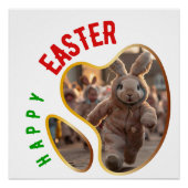 Poster Bonne Pâques - Foi (Devant)