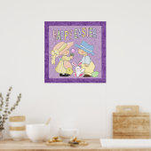 Poster Bonne Pâques Poater (Cuisine)