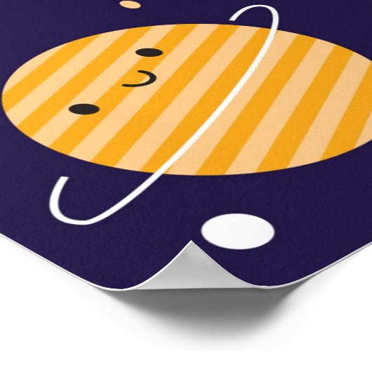 Poster Bonne planète dans l'espace (Coin)