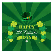 Poster Bonne Saint Patrick's Day (Devant)