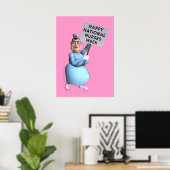 Poster Bonne Semaine nationale des infirmières ! (Bureau à domicile)