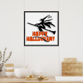 Poster Bonne Silhouette de cuisine Halloween (Cuisine)