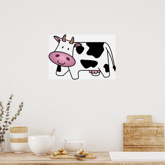 Poster Bonne vache (Cuisine)