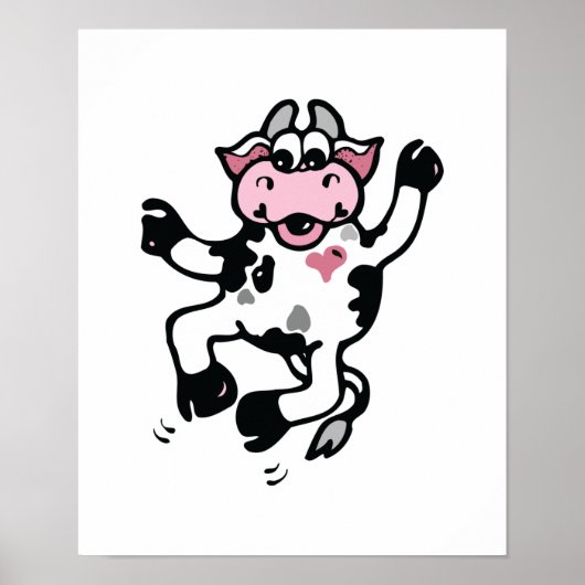 Poster Bonne vache dansante (Devant)