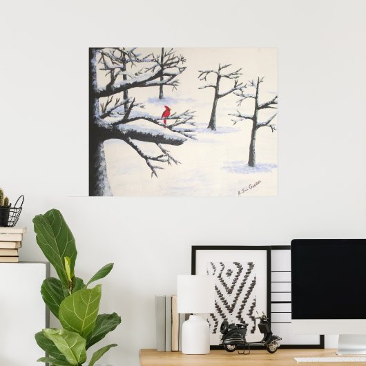 Poster Bonnes Fêtes (Bureau à domicile)