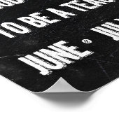 Poster Bonnes Raisons D'Être Enseignant (Coin)