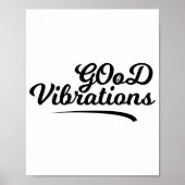 Poster Bonnes vibrations (Devant)