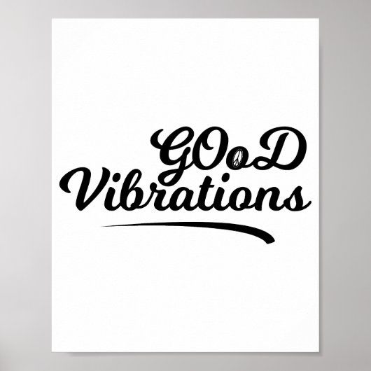 Poster Bonnes vibrations (Devant)