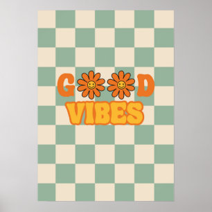 Poster Bonnes vitres super rétro